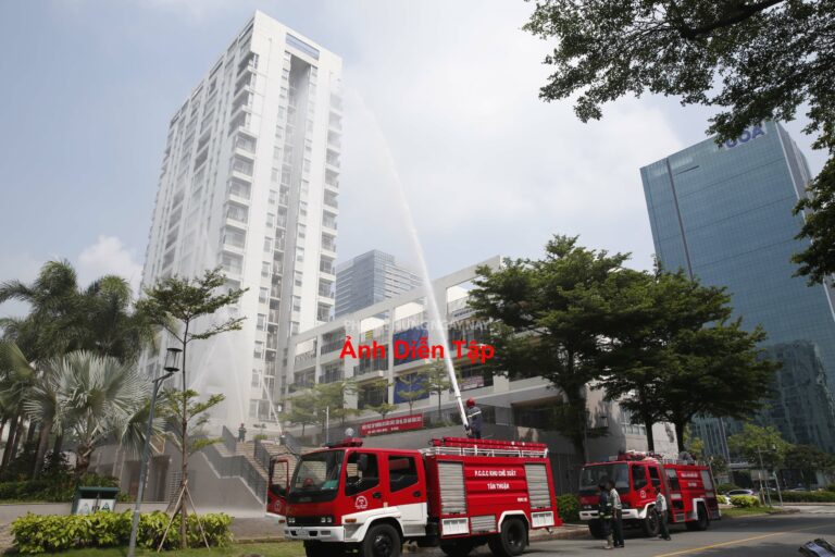 Diễn tập PCCC tại khu phố Star Hill